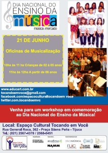 Flyer Dia Nacvional do Ensino de Música 2014
